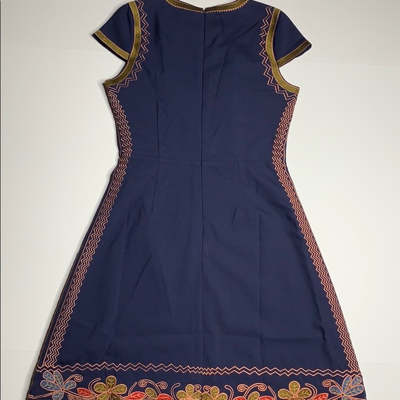 Foxiedox embroidered Hadiya fit and flare dress - Picture 12 of 14